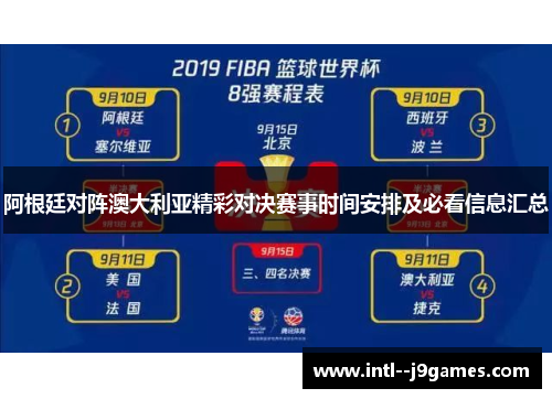 阿根廷对阵澳大利亚精彩对决赛事时间安排及必看信息汇总